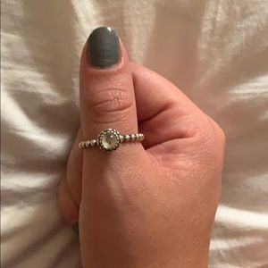 April birthstone pandora ring!